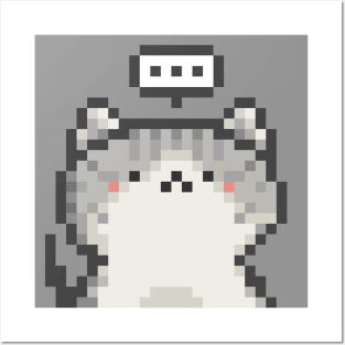 Pixel Cat 126 Posters and Art